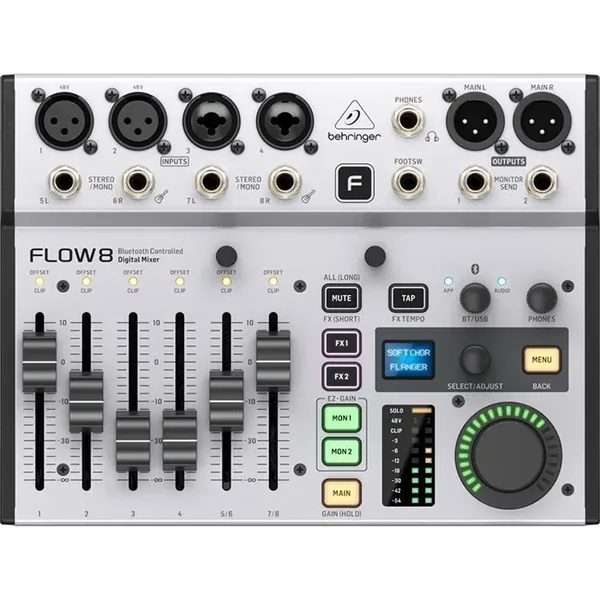 Цифровой микшерный пульт Behringer Flow 8 8 каналов